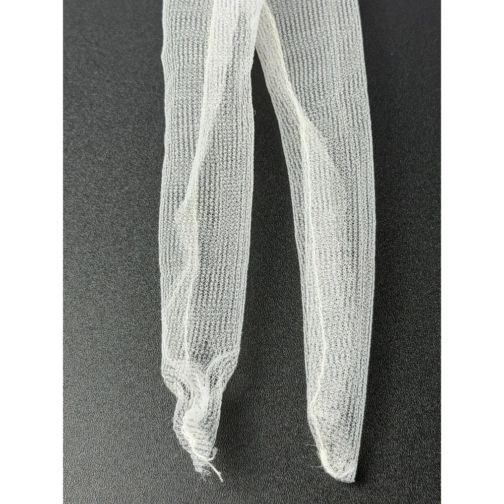 Barbie Doll Sheer White Stockings Hosiery vintage tights wedding bride